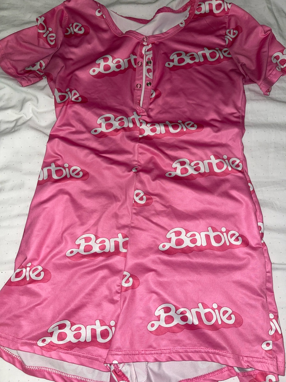 Barbie Pink Logo Puffer Coat